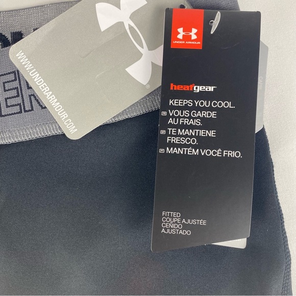 NWT Under Armour Girl's Heat Gear Capri Leggings - Size YXS (7) - Picture 6 of 9